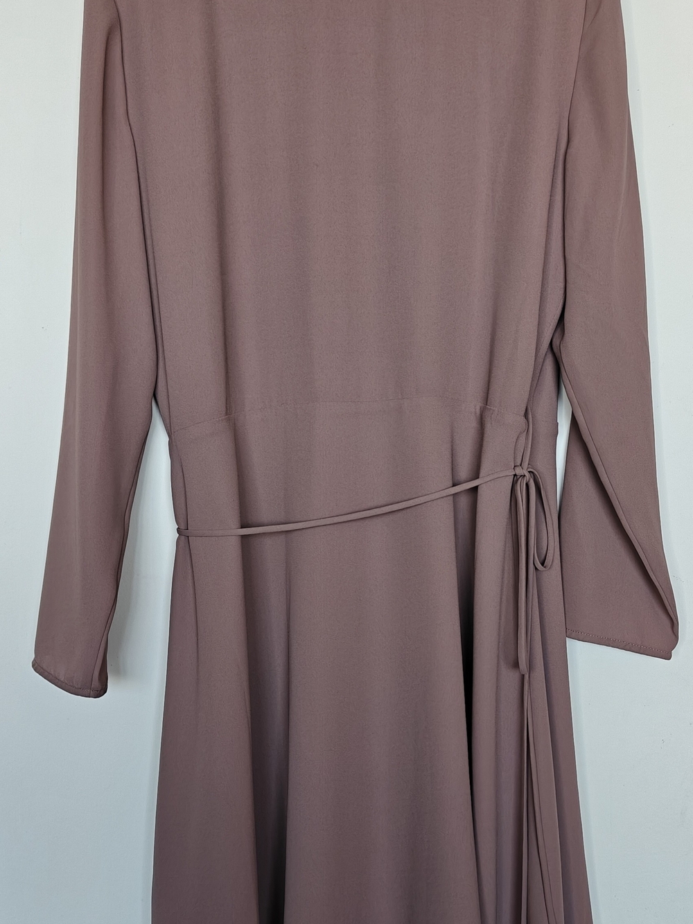 Babaton Mauve Long Sleeve Wrap Dress - Picture 2 of 2